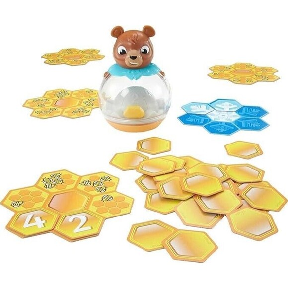 Mattel Fisher Price Buzzy Bear Cooperative Kids Game for 2 to 4 Players Age 3+ - Picture 5 of 6